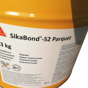 Klej do desek podłogowych + litych SikaBOND 52, POLIURETANOWY -13kg ELASTYKA 600%,‚