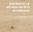 ART OF NATURE - dąb RUSTIC 1R soft white olej eco szczotkowany 4mV 5G; grubość 14mm -klasa 1- Balticwood