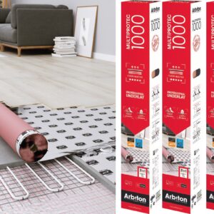 pod panele LAMINOWANE, podkład na OGRZEWANIE PODŁOGOWE kwarcowy Multiprotec 1000 3w1, Arbiton