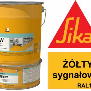 ŻYWICA do GARAŻU sikafloor 2510W RAL 1021 farba epoksydowa na posadzkę 5kg wewnętrzna, na beton‚