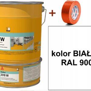 ŻYWICA do GARAŻU sikafloor 2510W RAL 9003 farba epoksydowa na posadzkę 5kg wewnętrzna, na beton‚