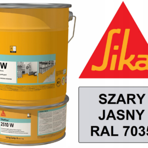 ŻYWICA do GARAŻU sikafloor 2510W RAL 7035 farba epoksydowa na posadzkę 5kg wewnętrzna, na beton‚