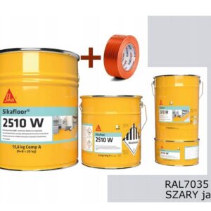 ŻYWICA do GARAŻU sikafloor 2510W RAL 7035 farba epoksydowa na posadzkę 20kg wewnętrzna, na beton‚