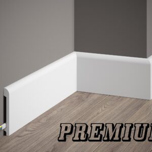 ●H=10cm BIAŁA listwa przypodłogowa - fabrycznie LAKIEROWANA (półmat) -MD236P