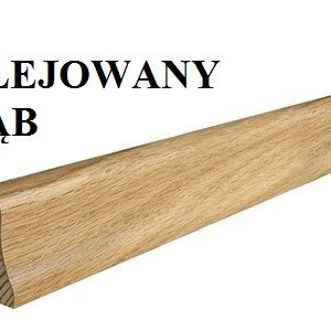 ◊ H=4cm DĄB olejowany, listwa przypodłogowa fornirowana - P10, DŁ=2,20m - tylko od 10szt